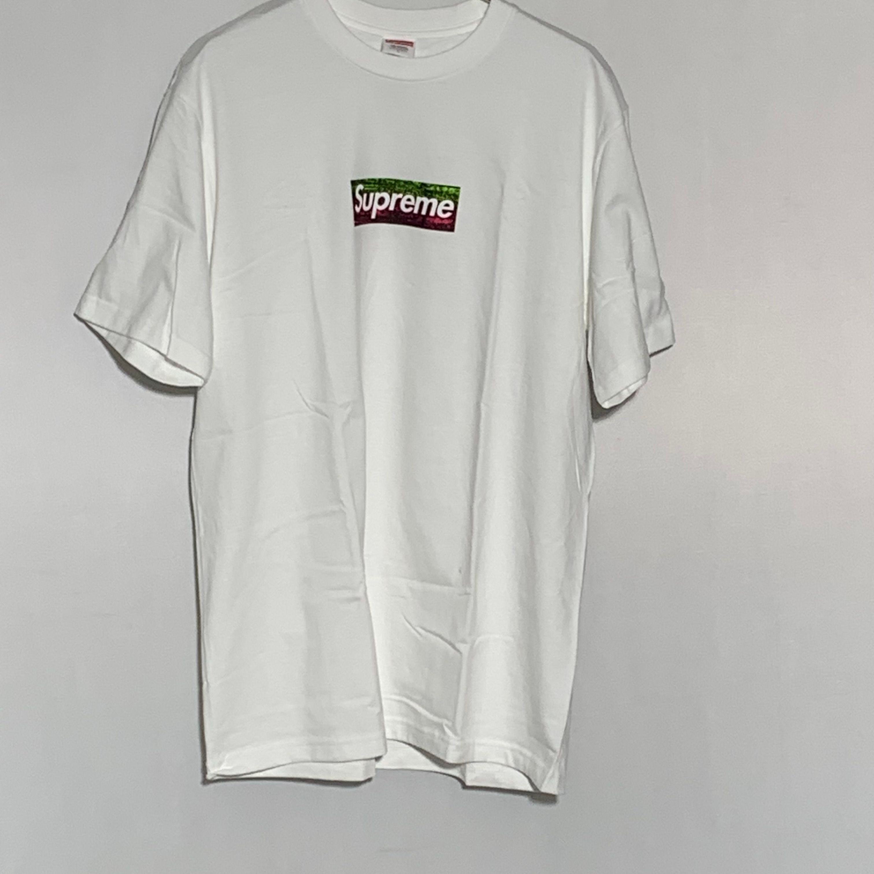 Supreme Los Angeles Fire Relief Box Logo Tee "White"