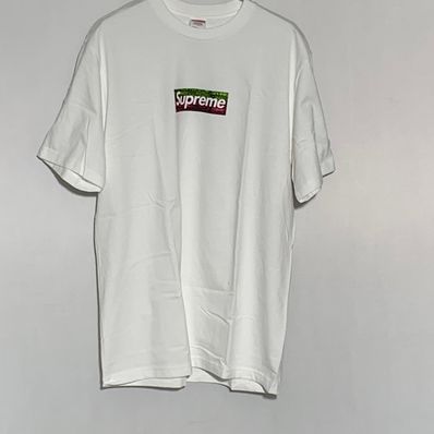 Supreme Los Angeles Fire Relief Box Logo Tee "White"