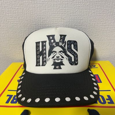 HYSTERIC GLAMOUR See No Evil Studded Mesh Cap "Black"