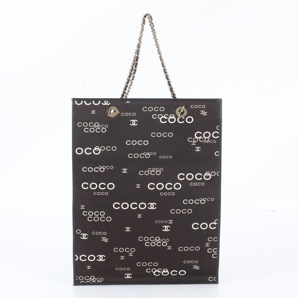 ■美品 シャネル CC ココマーク ロゴ フラットショッパー