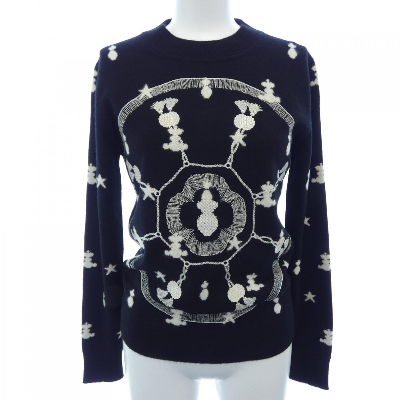 エルメス HERMES POSTE ET CAVALERIE *16-7701. ニット