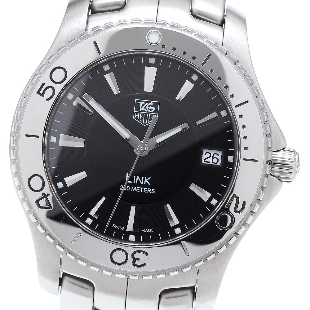 ☆良品  タグホイヤー リンク デイト WJ1110-0 メンズ 【中古】