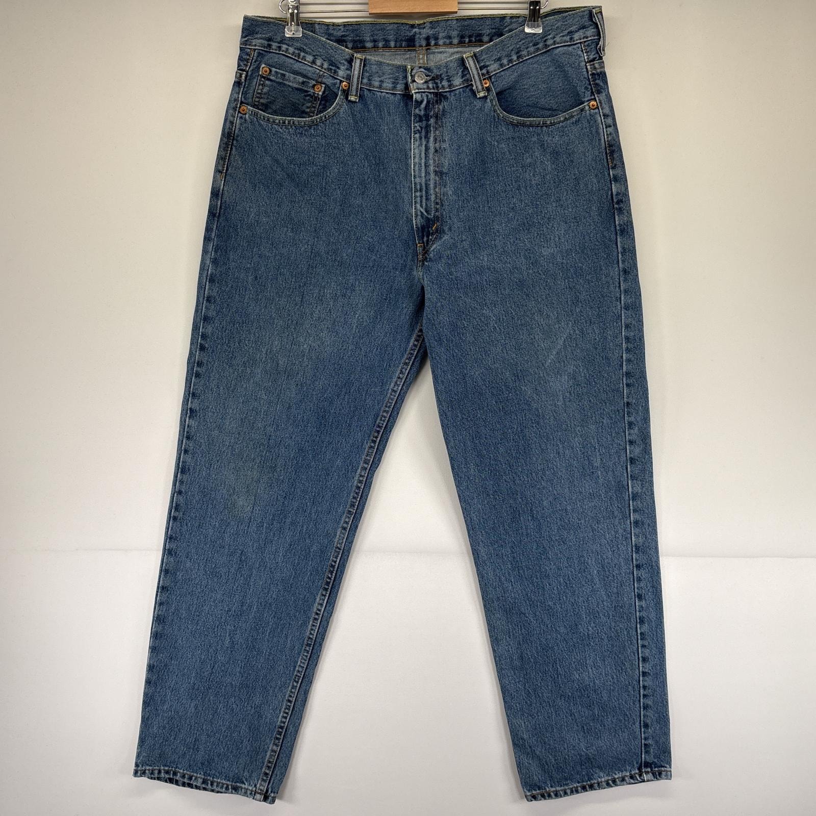 古着 リーバイス Levi's デニムパンツ 550 テーパード ジーンズ ジーパン 5ポケット 長ズボン 大きいサイズ w38 L32 ブルー メンズ