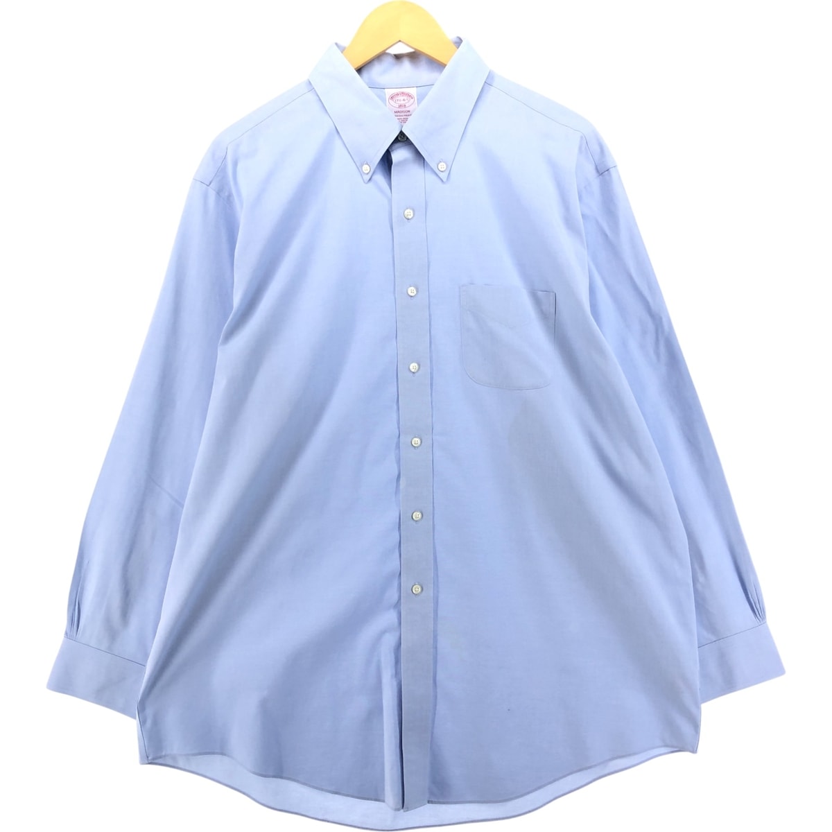 古着 ブルックスブラザーズ Brooks Brothers Est.1818 MADISON 長袖 ボタンダウンシャツ メンズXL相当/eaa538707
