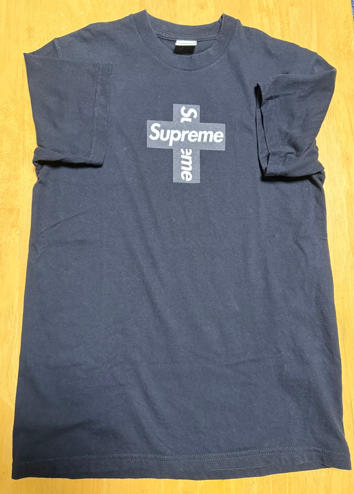 Supreme Cross Box Logo Tee "Black"