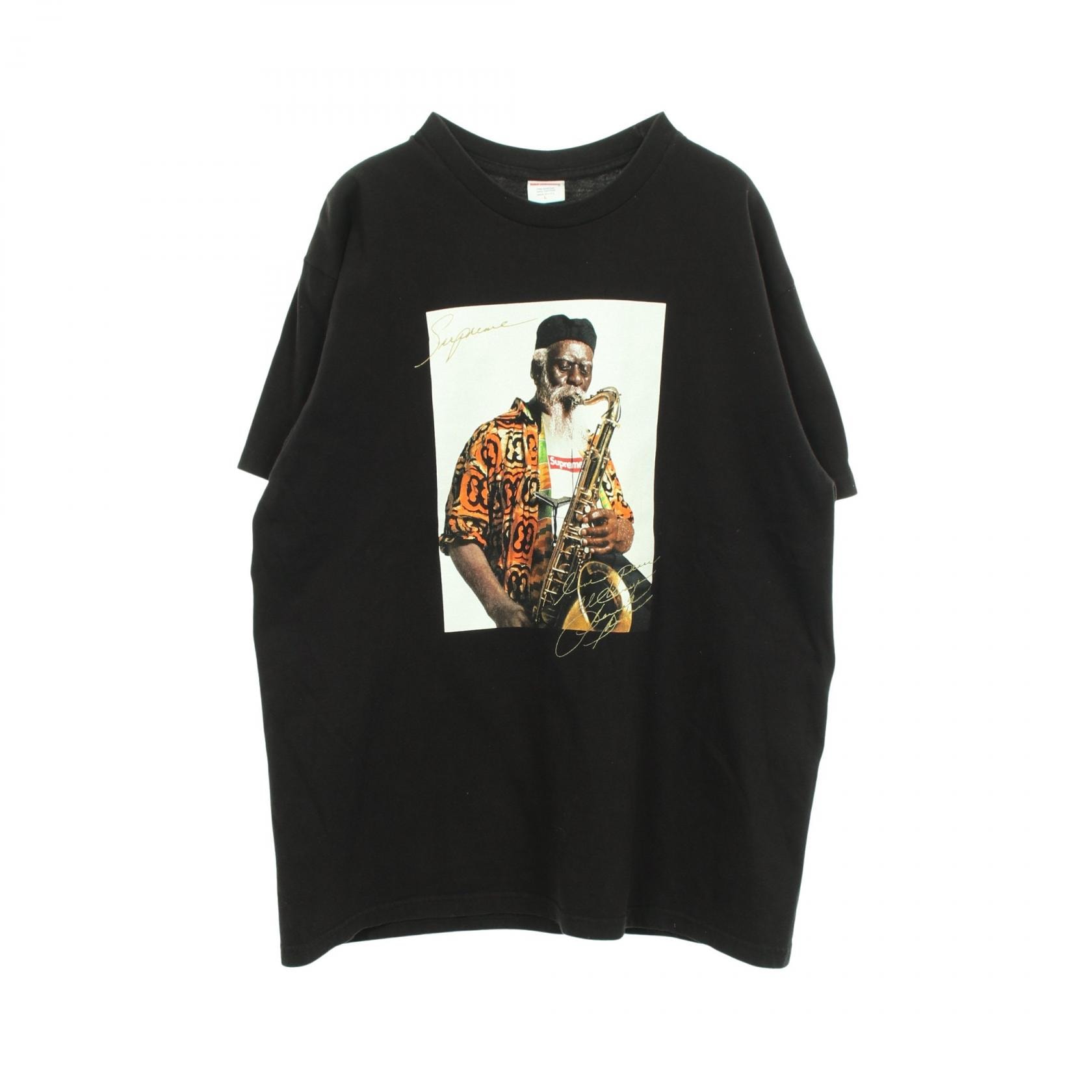 シュプリーム Supreme Pharoah Sanders Tee グラフィックプリント 半袖Tシャツ 衣料品 トップス コットン メンズ ブラック系 【中古】
