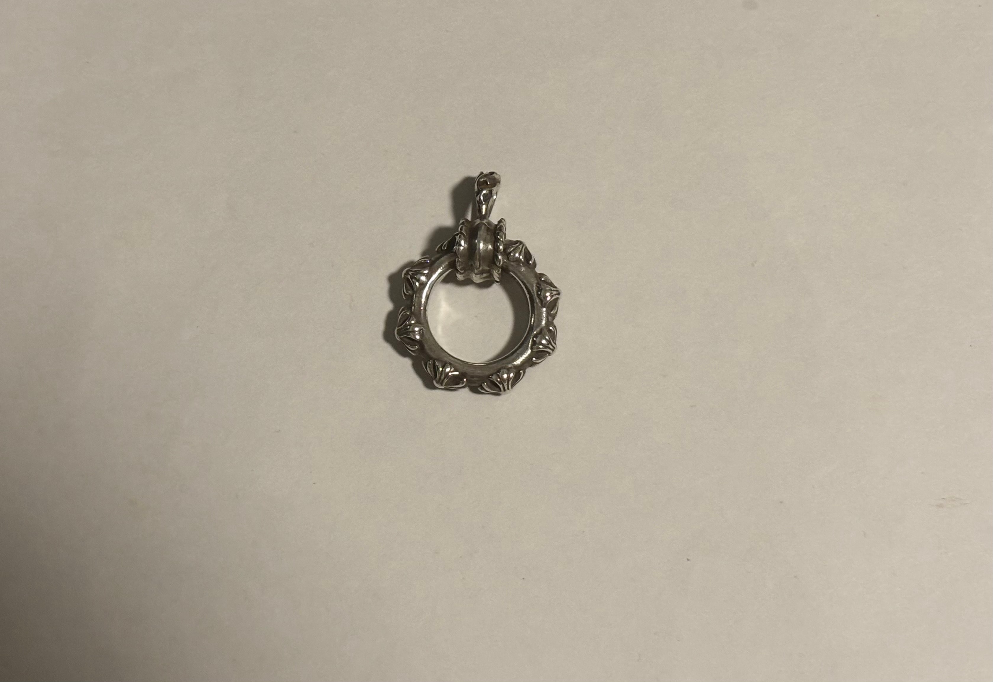 Chrome Hearts Cross Band Pendant "Silver"