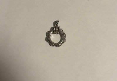 Chrome Hearts Cross Band Pendant "Silver"