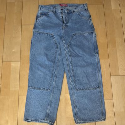 Supreme Double Knee Painter Pant "Washed Indigo" (24FW)