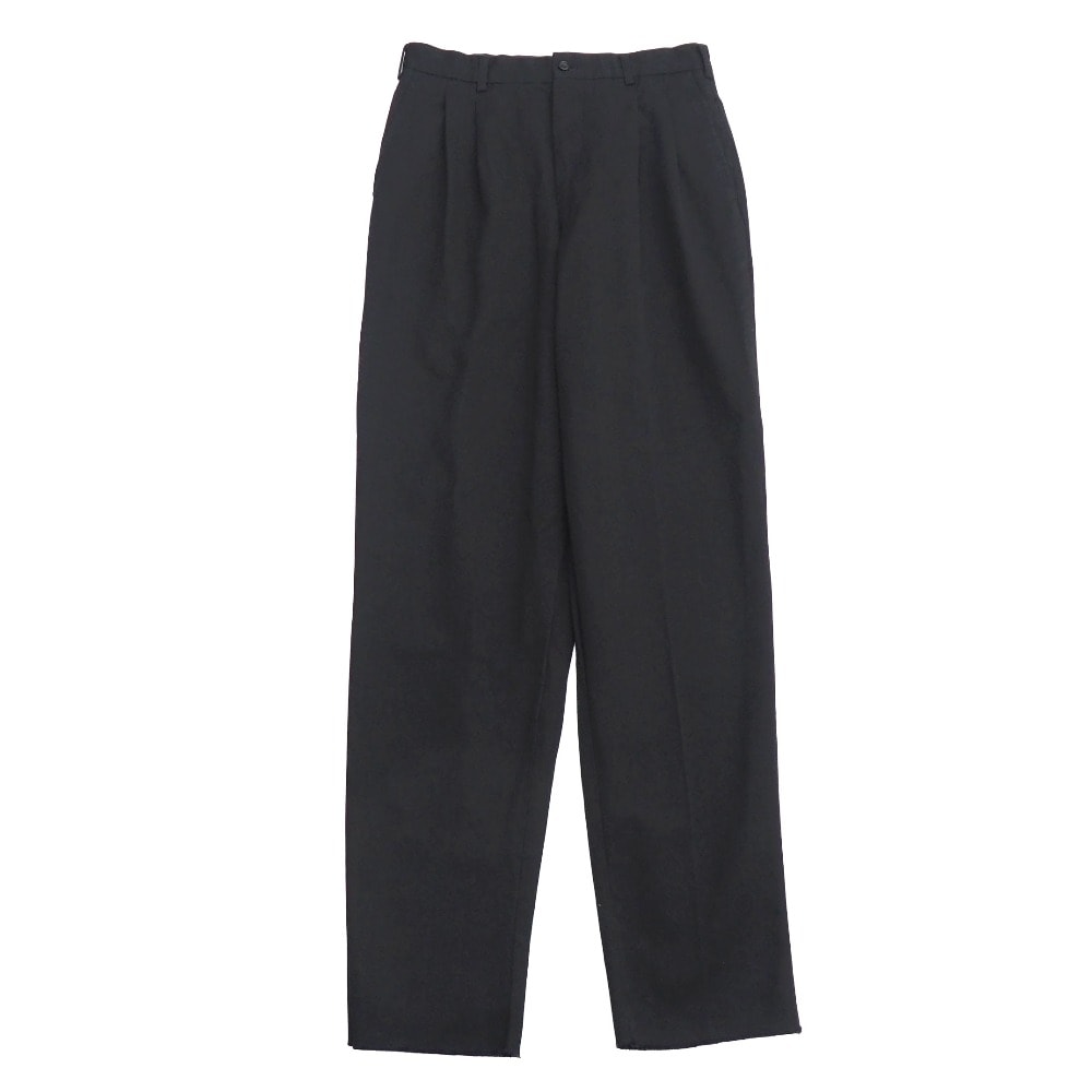 ■美品■COMME des GARCONS HOMME コムデギャルソンオム ヴィンテージ パンツ サイズL AD1991 90’s 田中オム ツータック コットンスラックス ブランド古着【中古】RA9969