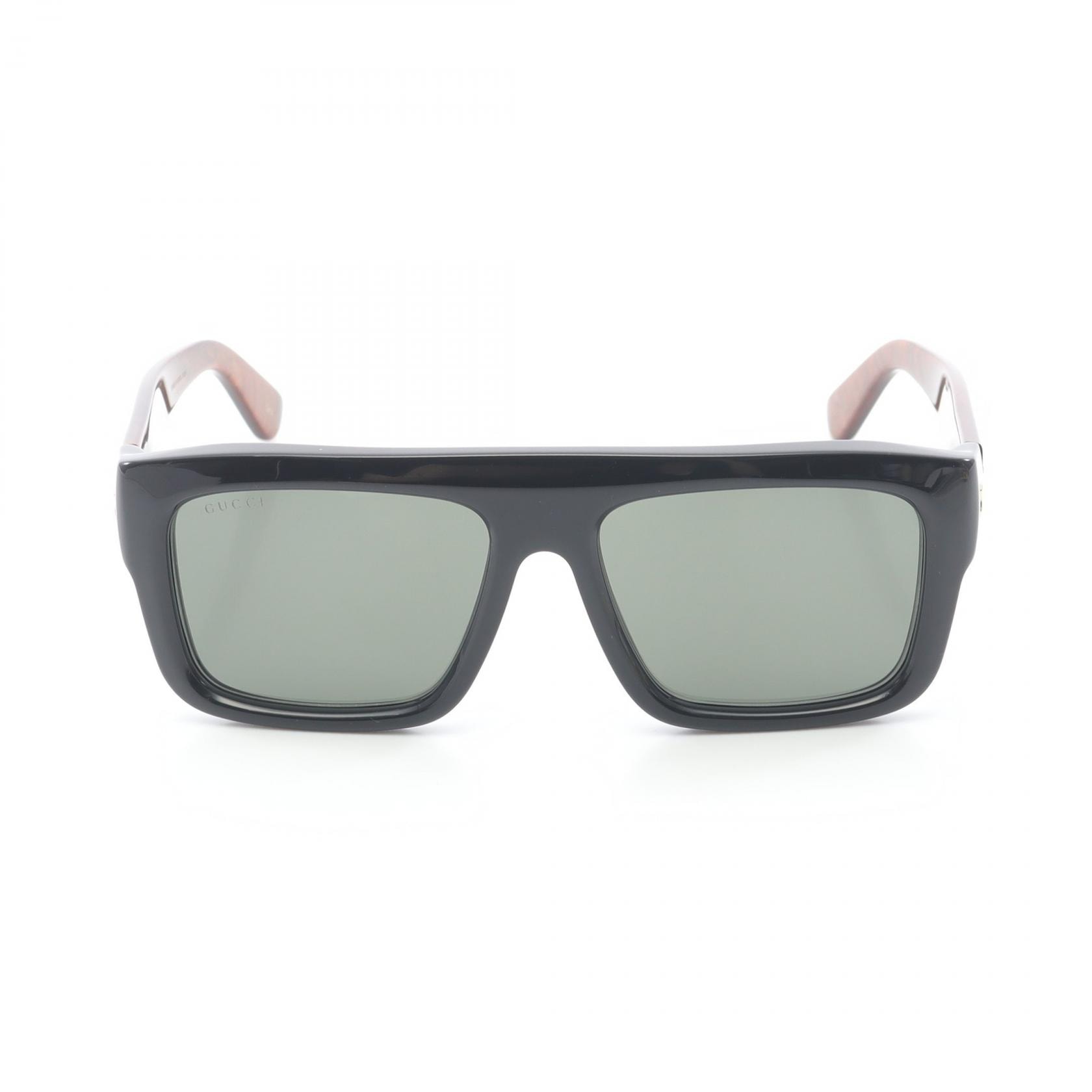 グッチ GUCCI サングラス 衣料品 プラスチック メンズ ブラック系 / ブラウン系 GG1461S-001 【新品】