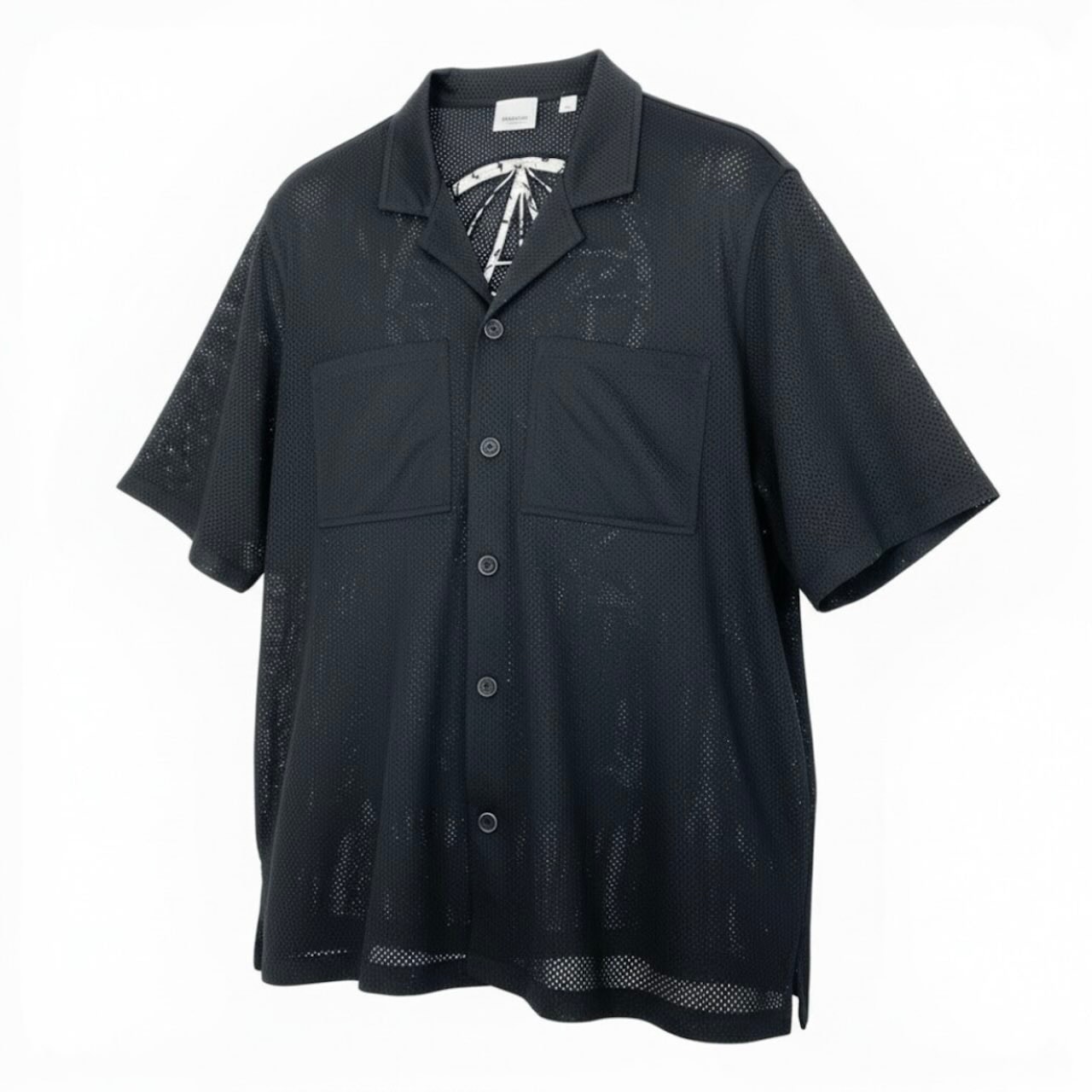 BURBERRY バーバリー バーバリーロンドンイングランド BASKETBALL JERSEY SHIRT ブラック ポリエステル 半袖シャツ A3-00106 【中古】