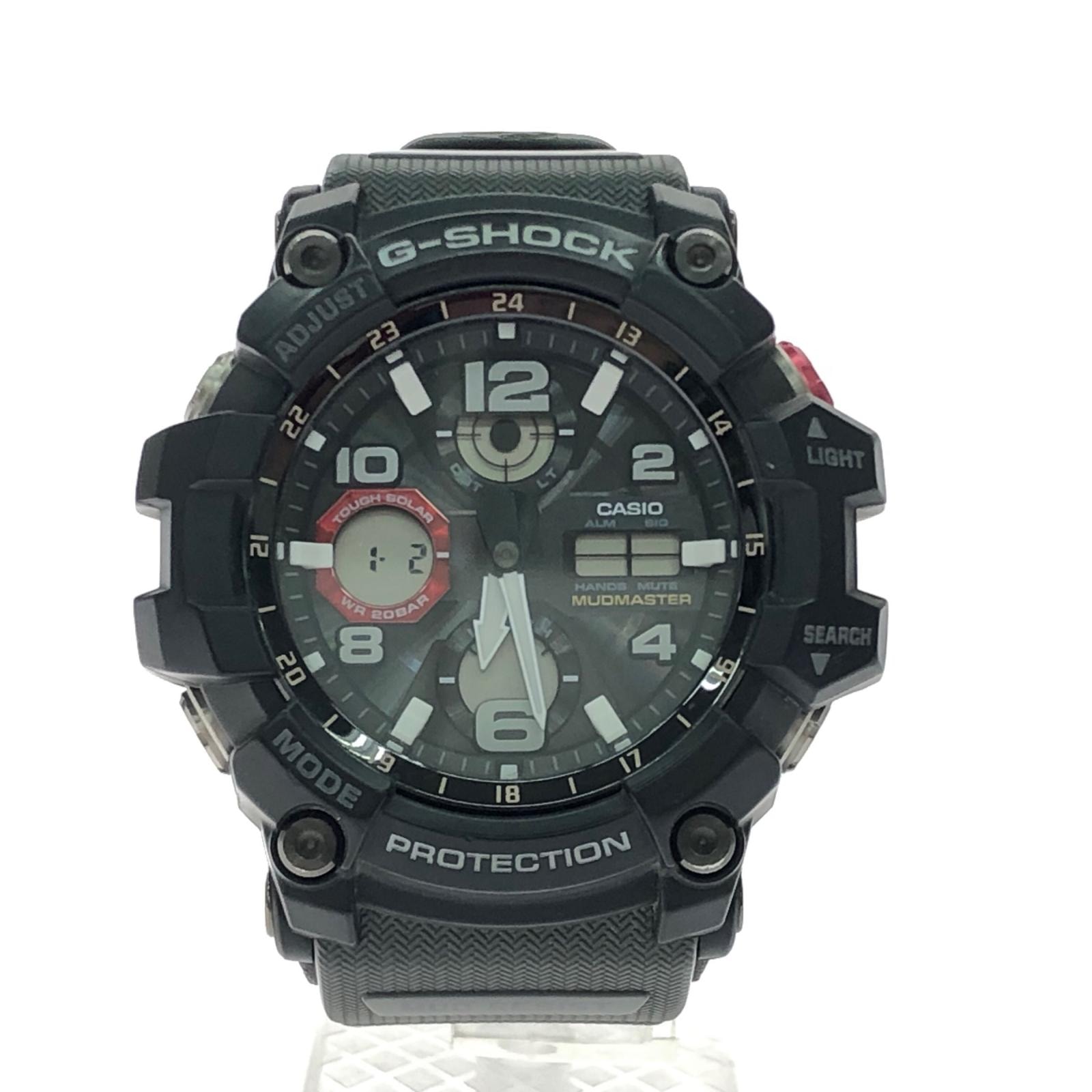 CASIO カシオ メンズ腕時計 デジアナウォッチ 電波ソーラー G-SHOCK MUDMASTER マスターオブG GWG-100