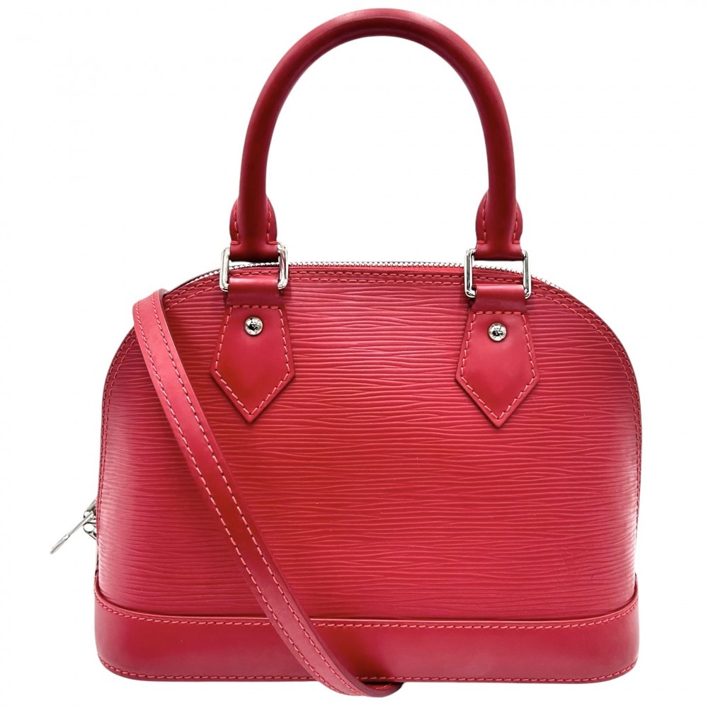 LOUIS VUITTON ルイヴィトン 2WAY エピ アルマBB ハンドバッグ ショルダーバッグ 肩掛け 斜め掛け 小さめ ミニバッグ レッド 赤 かばん 鞄 M40850    カーマイン シルバー金具 レディース【中古品】