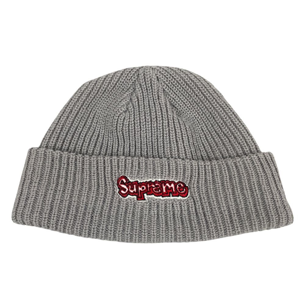 SUPREME シュプリーム ビーニー ニットキャップ グレー 51557
