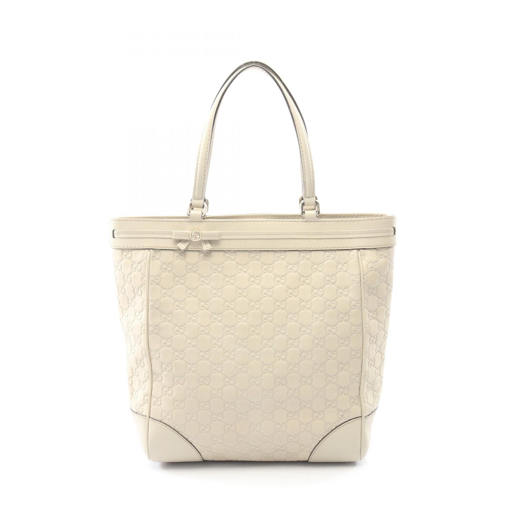 グッチ GUCCI メイフェア グッチシマ トートバッグ バッグ レザー レディース ベージュ系 257062 【中古】