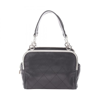 シャネル CHANEL マトラッセ ハンドバッグ バッグ ラムスキン(羊革) レディース ブラック系 【中古】
