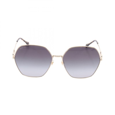 グッチ GUCCI サングラス 衣料品 GP / プラスチック レディース ゴールド系 / ブラウン系 GG1335S001 【新品】