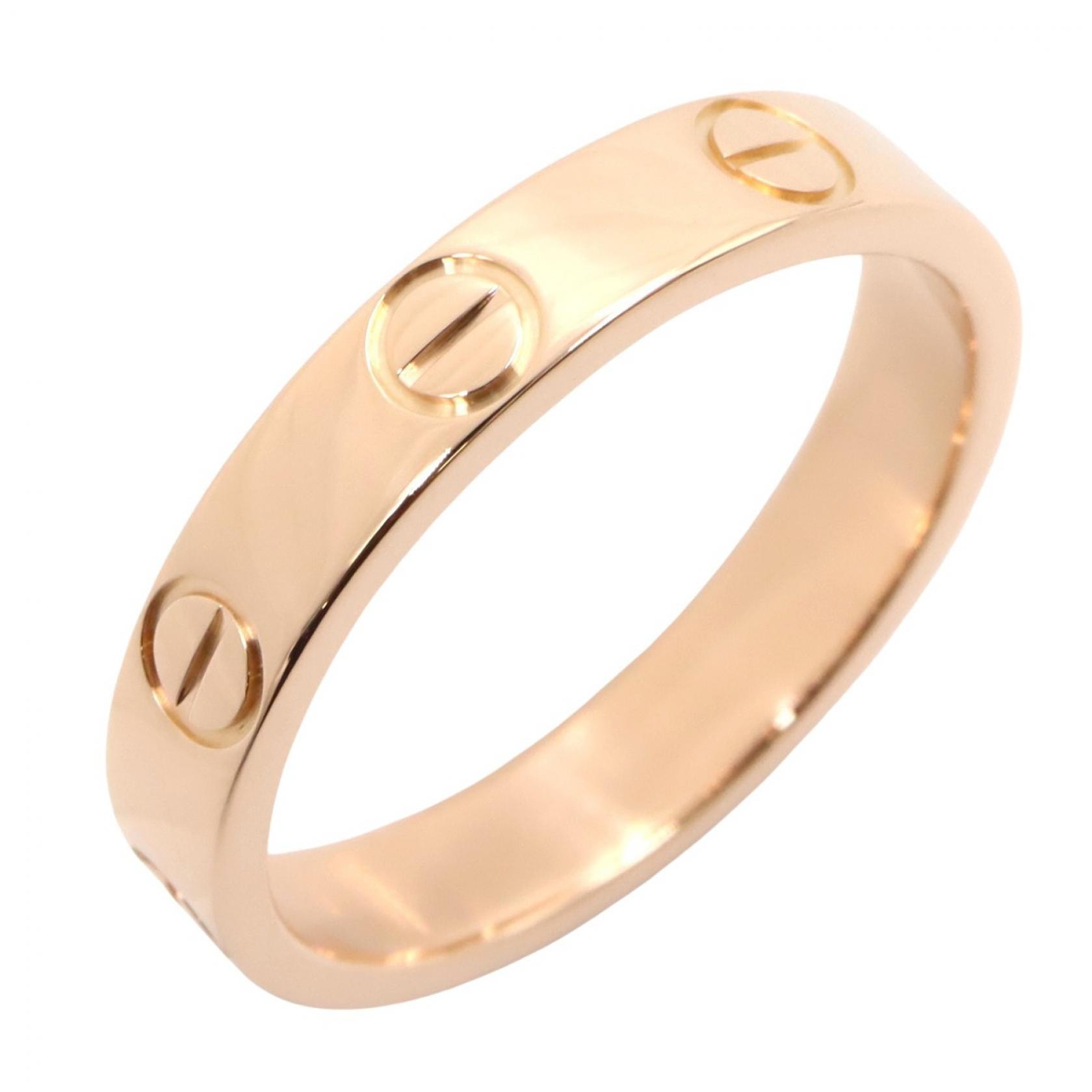 カルティエ CARTIER ミニラブリング リング・指輪 ジュエリー K18PG(ピンクゴールド) レディース ゴールド系 B4085200 【中古】