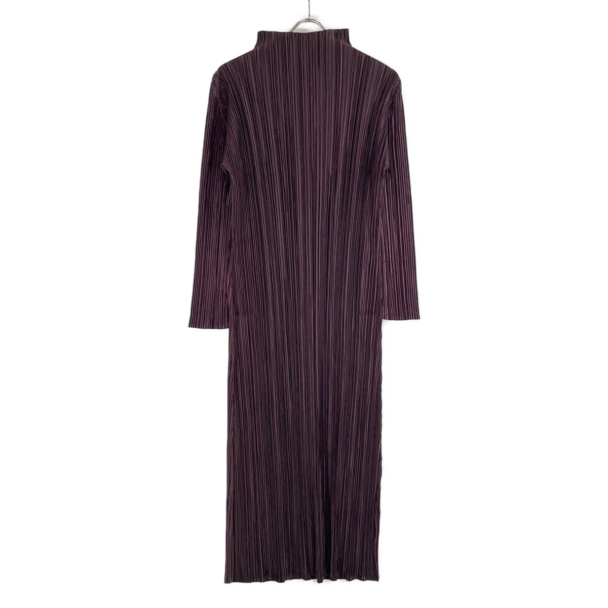 A (未使用に近い)】プリーツプリーズ ﾜｲﾝ PP63-JH816 ﾎﾞﾄﾙﾈｯｸ ﾛﾝｸﾞ