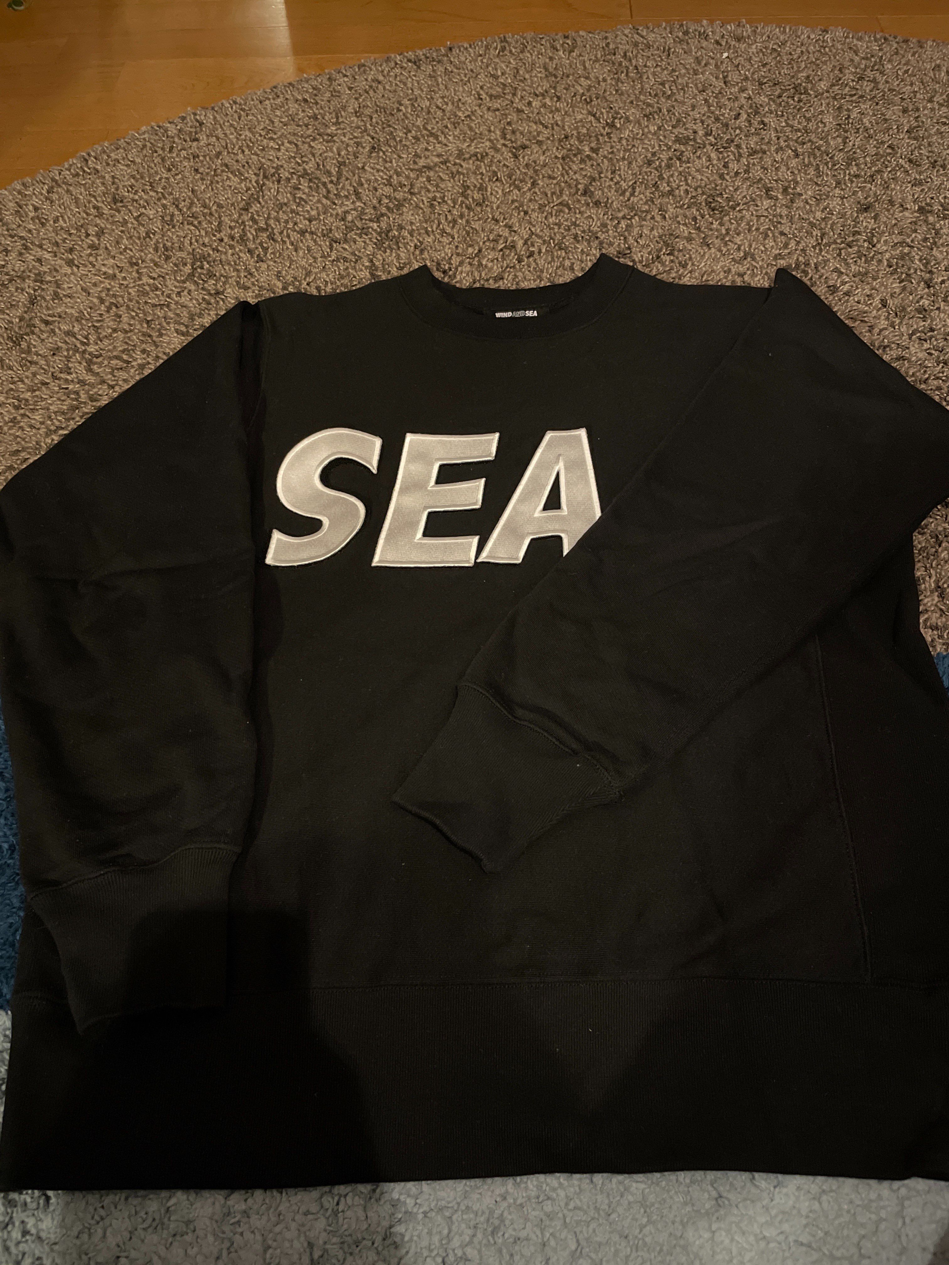 NEIGHBORHOOD WIND AND SEA NHWDS / C-HOODED . LS "Black"