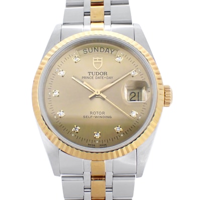 TUDOR チューダー プリンス デイトデイ 10PD 76213 SS/YG メンズ 腕時計