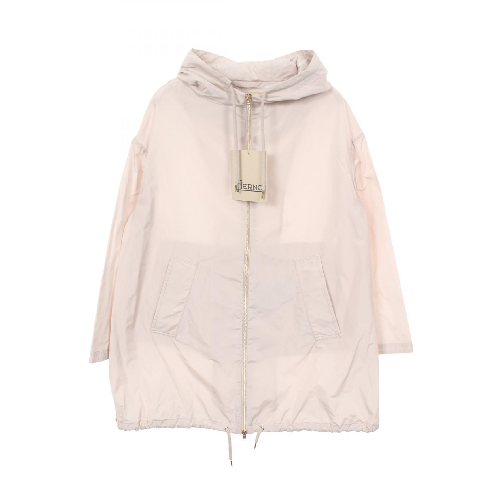 ヘルノ Herno NEW TECHNO タフタ フーデッド 衣料品 アウター ポリエステル レディース ピンク系 GC000395D12483198540 【新品】