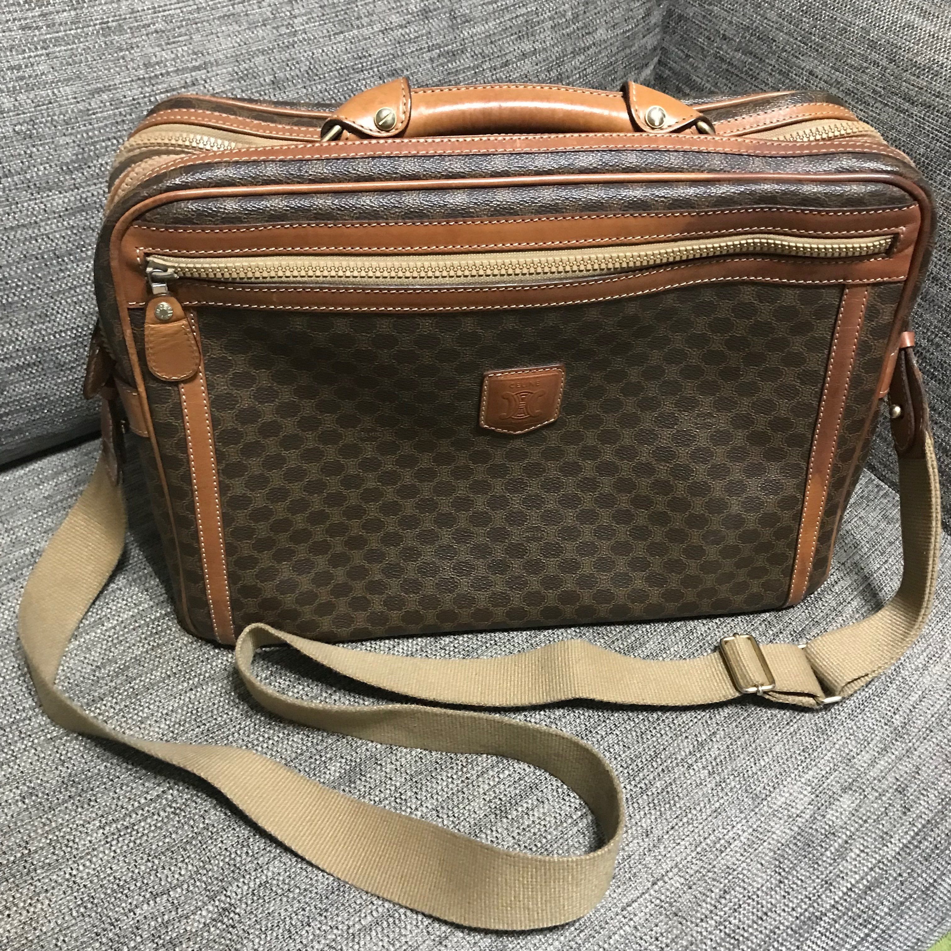 CELINE Macadam Briefcase "Brown"