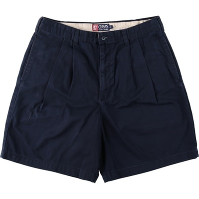 古着 ラルフローレン Ralph Lauren CHAPS チャップス ツータック チノショーツ ショートパンツ メンズw35相当/eaa660208