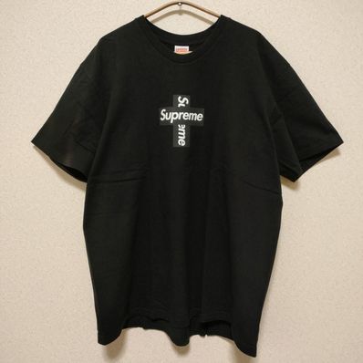 Supreme Cross Box Logo Tee "Black"