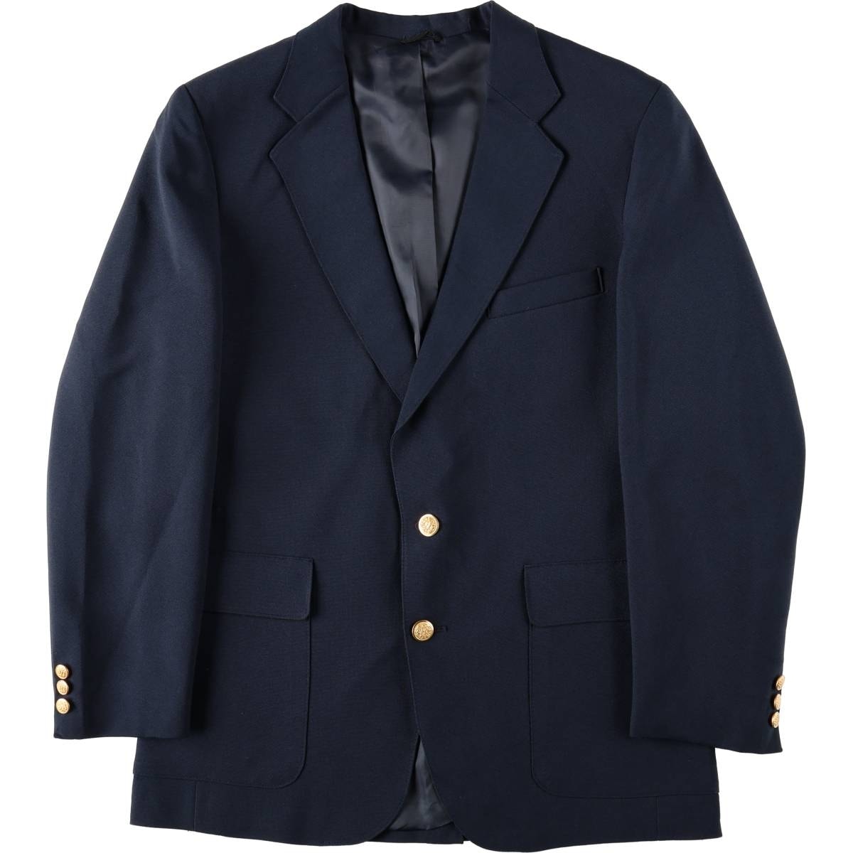 古着 70~80年代 リーバイス Levi's ACTION SUIT STA-PREST スタプレ 紺ブレザー テーラードジャケット メンズXL相当/eaa668524