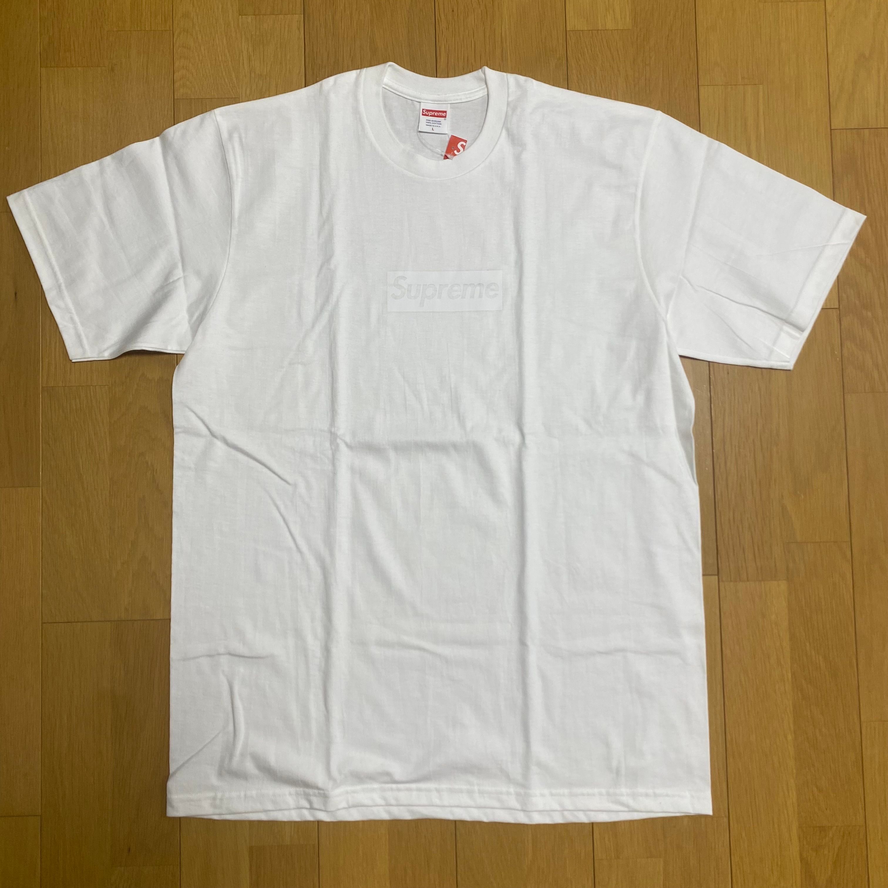 Supreme Tonal Box Logo Tee "White"