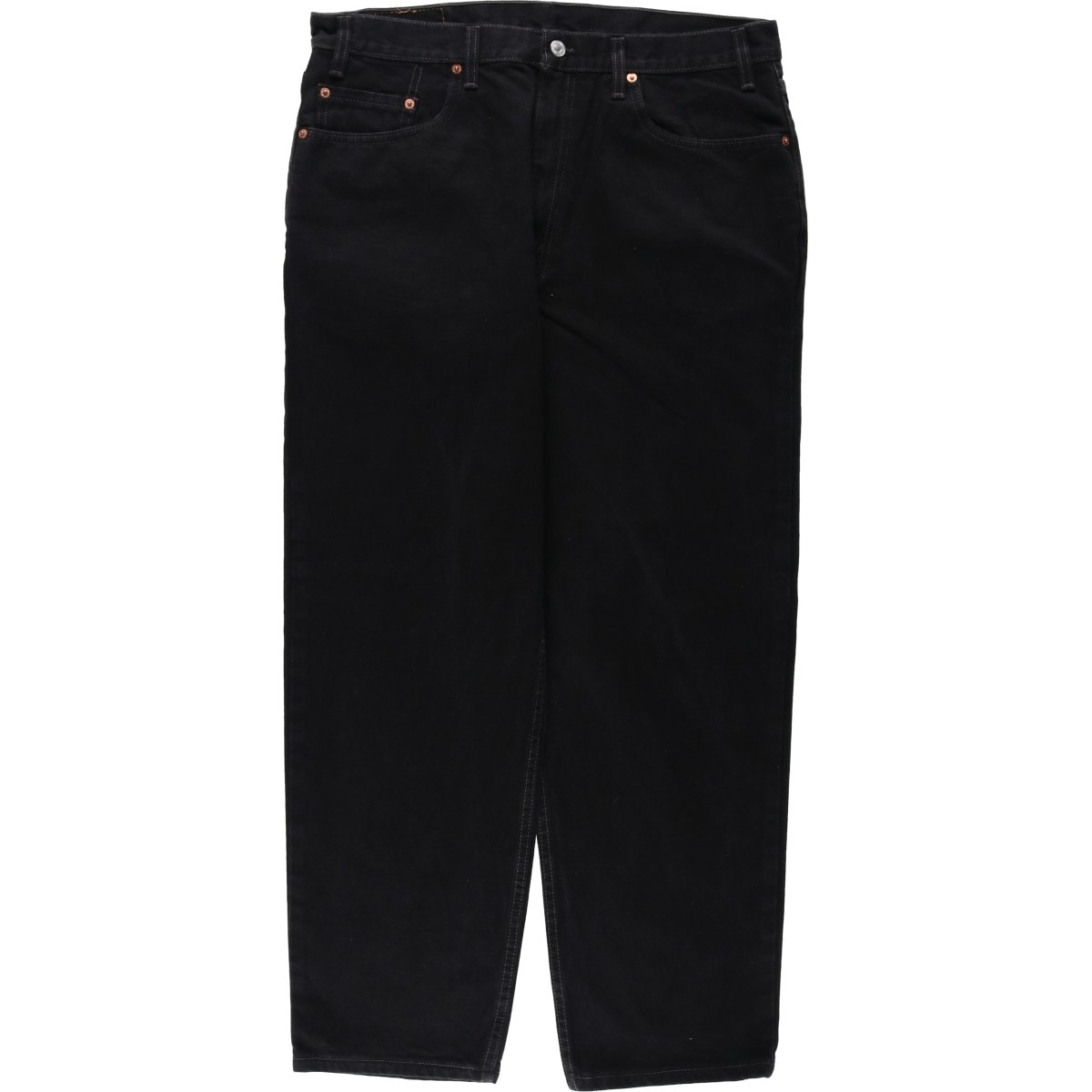 古着 90~00年代 リーバイス Levi's 550 RELAXED FIT ブラックデニム テーパードデニムパンツ USA製 メンズw36相当/eaa663417