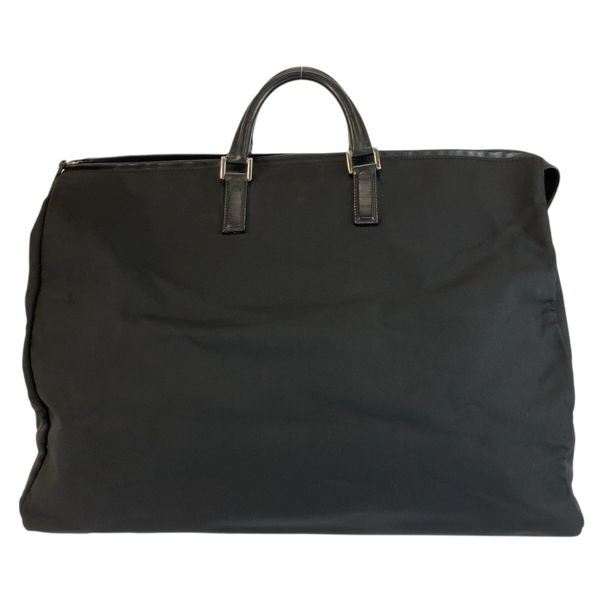 GUCCI グッチ ブラック 黒 シルバー金具 ナイロン ボストンバッグ ハンドバッグ 男女兼用 604299 【中古】