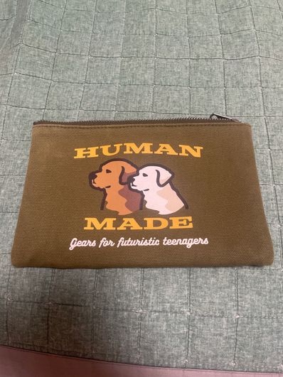 HUMAN MADE Bank Pouch "Olive Drab"