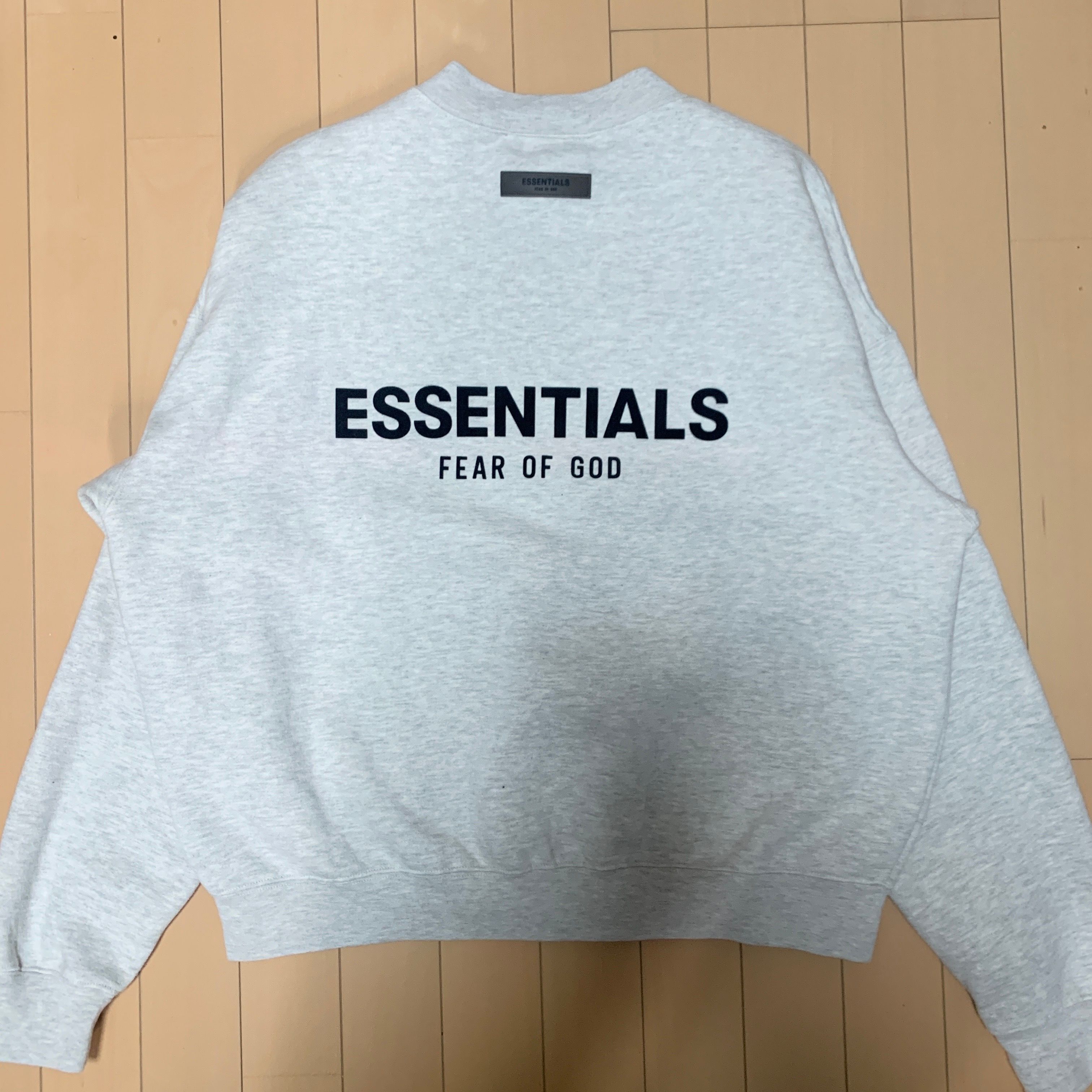 FEAR OF GOD ESSENTIALS Pull-Over Crewneck "Light Heather Oatmeal"