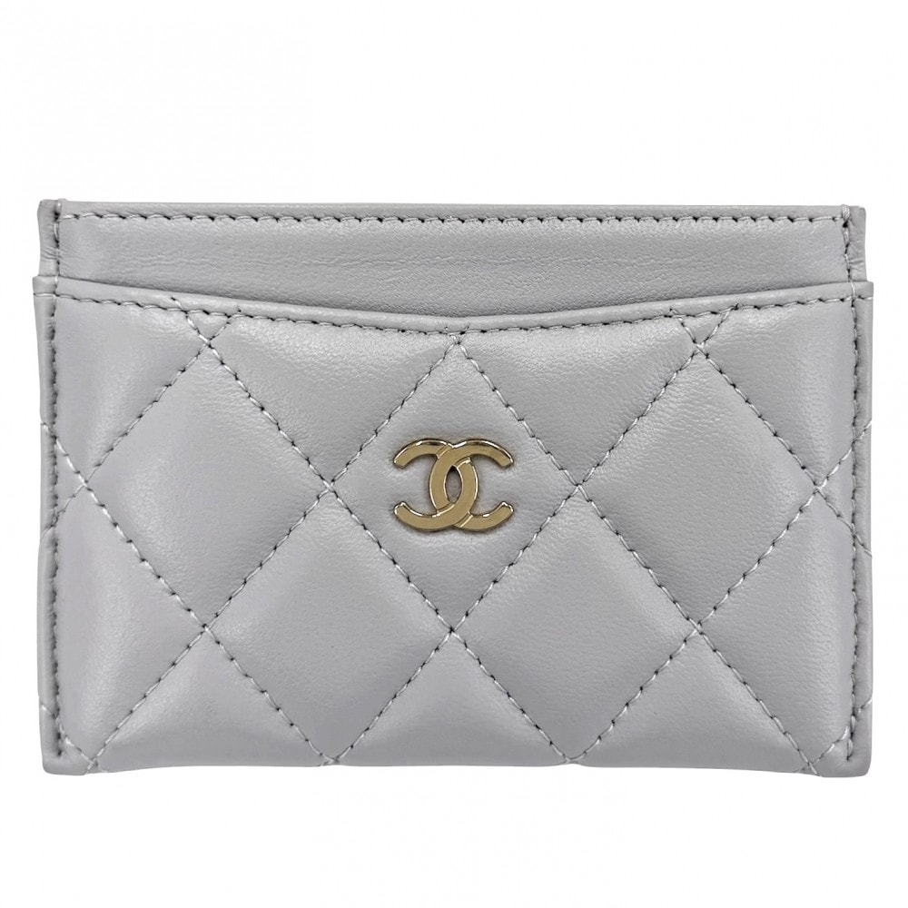 B (目立った傷や汚れなし)】CHANEL シャネル カードケース マトラッセ