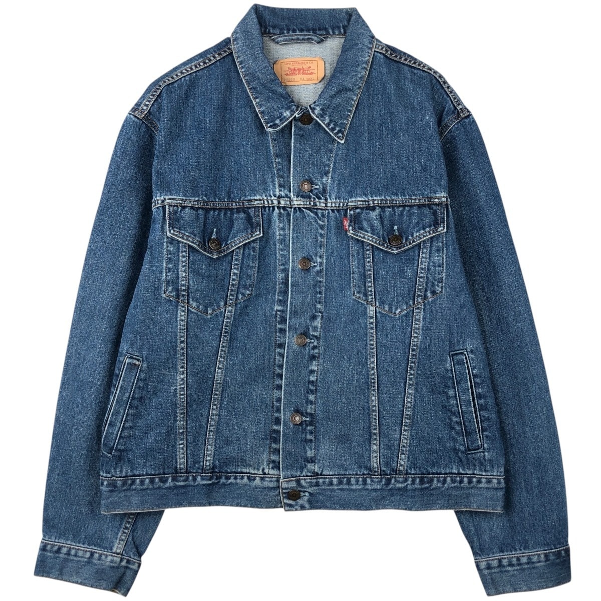 古着 00年代 リーバイス Levi's 70500-0414 ユーロモデル デニムジャケット Gジャン メンズXL相当/eaa671024