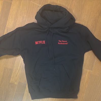 ENNOY Stylistshibutsu x Netflix 23AW Hoodie+Pants Setup "Black/Netflix Red"
