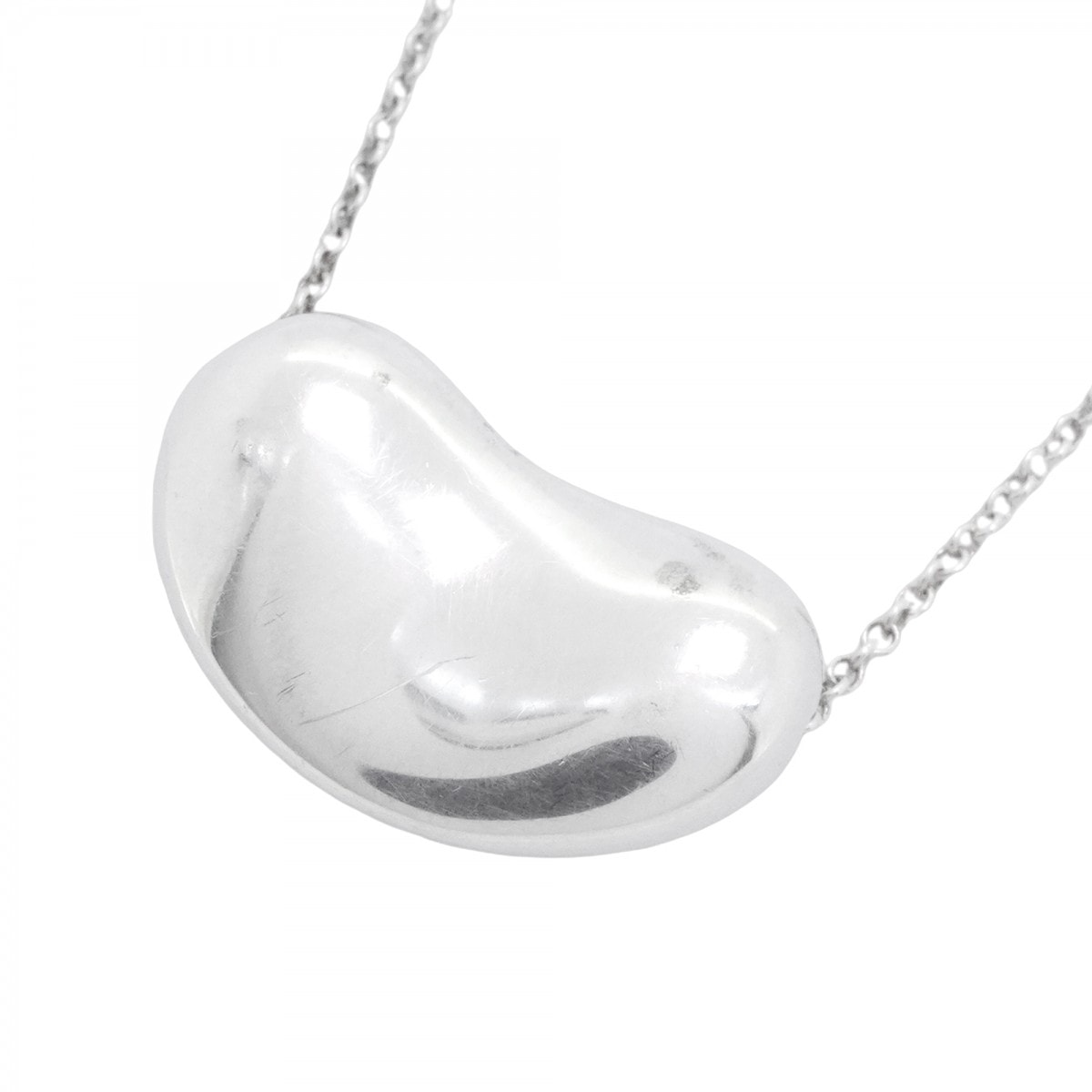 ★SALE【6jcb0514-k】ティファニー ネックレス ビーン シルバー925【中古】レディース