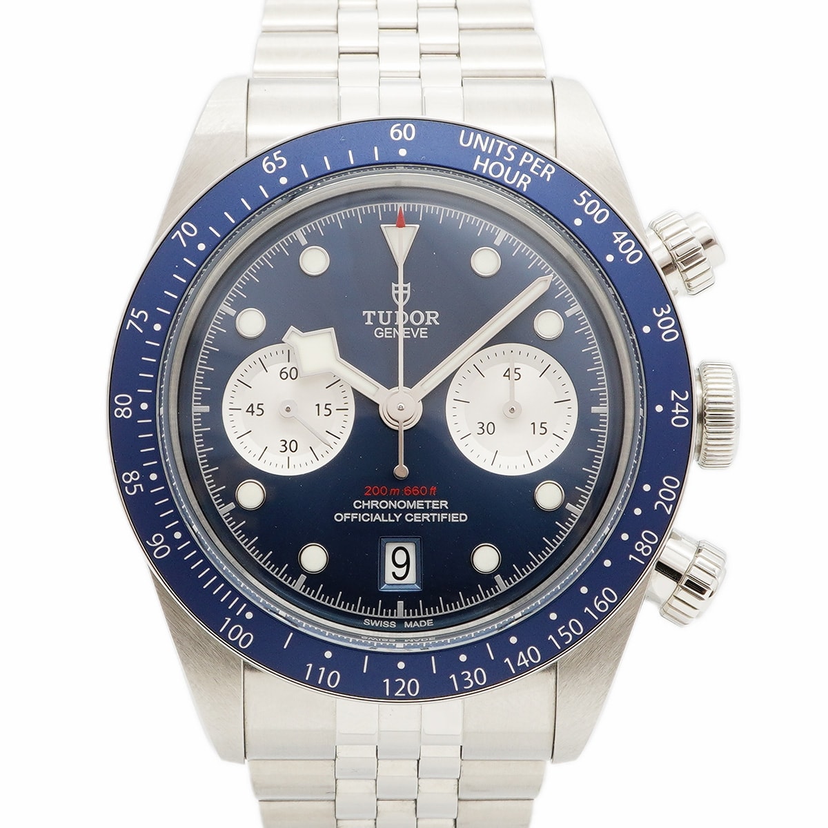 【6wdc0247】チュードル ブラックベイ 79360B 青文字盤【中古】腕時計 メンズ