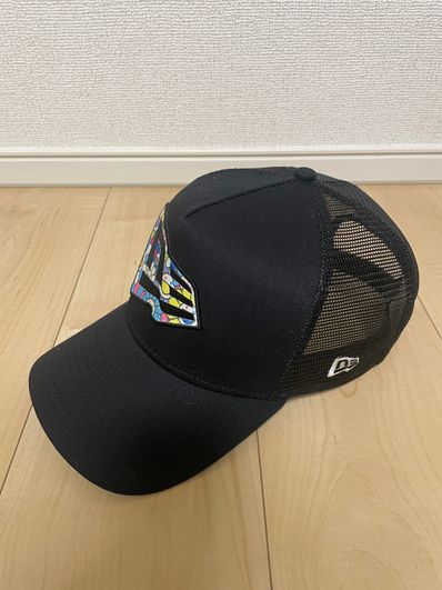 NEW ERA TAKASHI MURAKAMI 9FORTY A-Frame Trucker FLAG BLACK "Black"