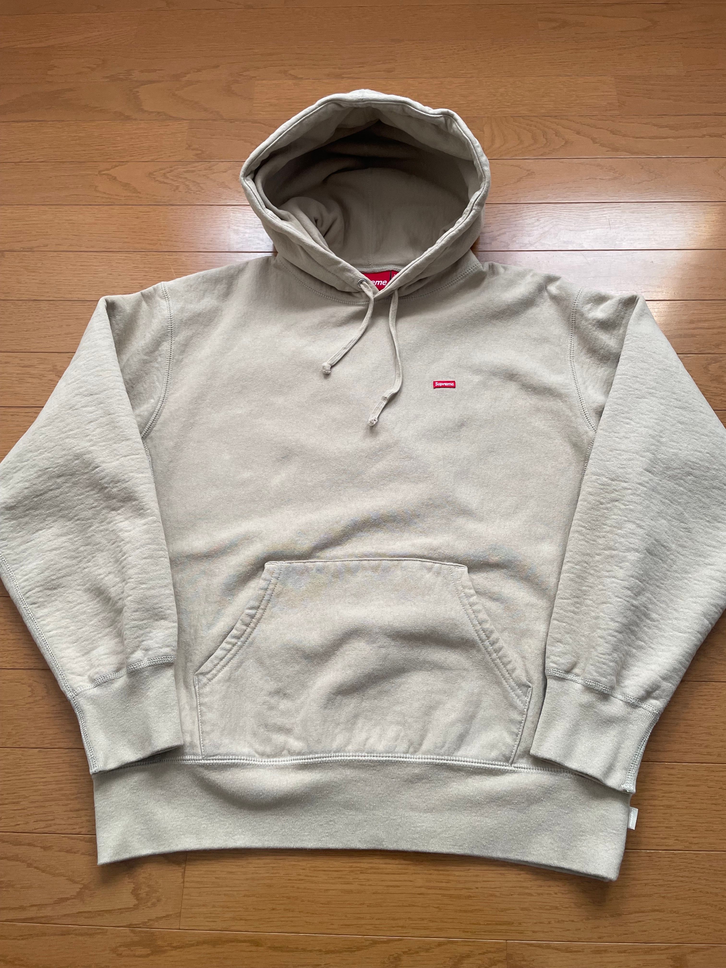 Supreme Small Box Hooded Sweatshirt "Taupe" (21FW)