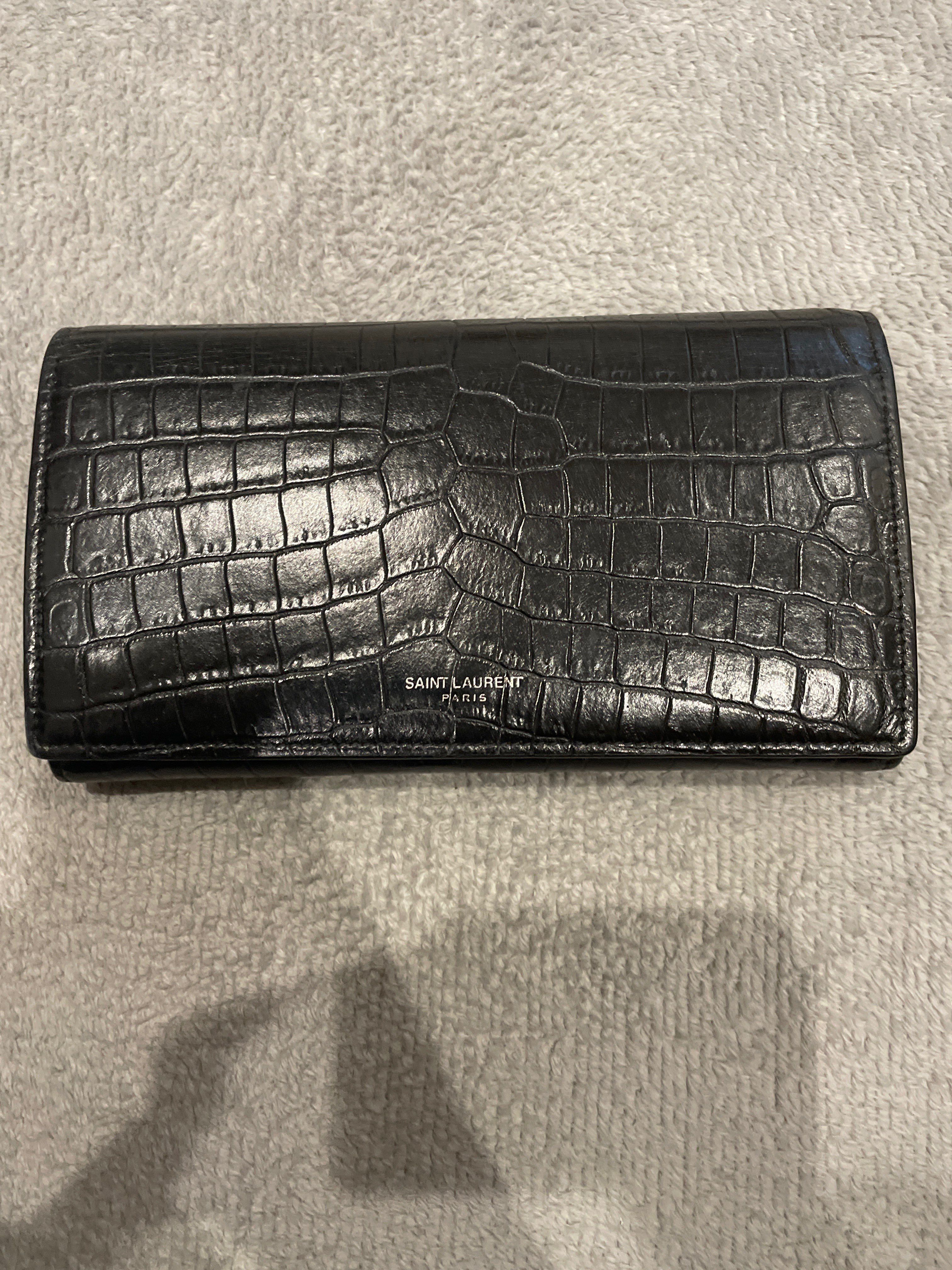 サンローラン クロコ 長財布