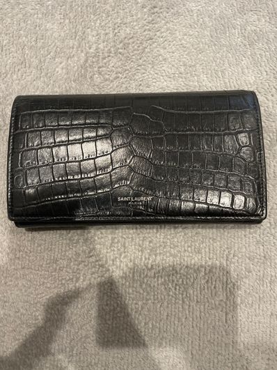 サンローラン クロコ 長財布
