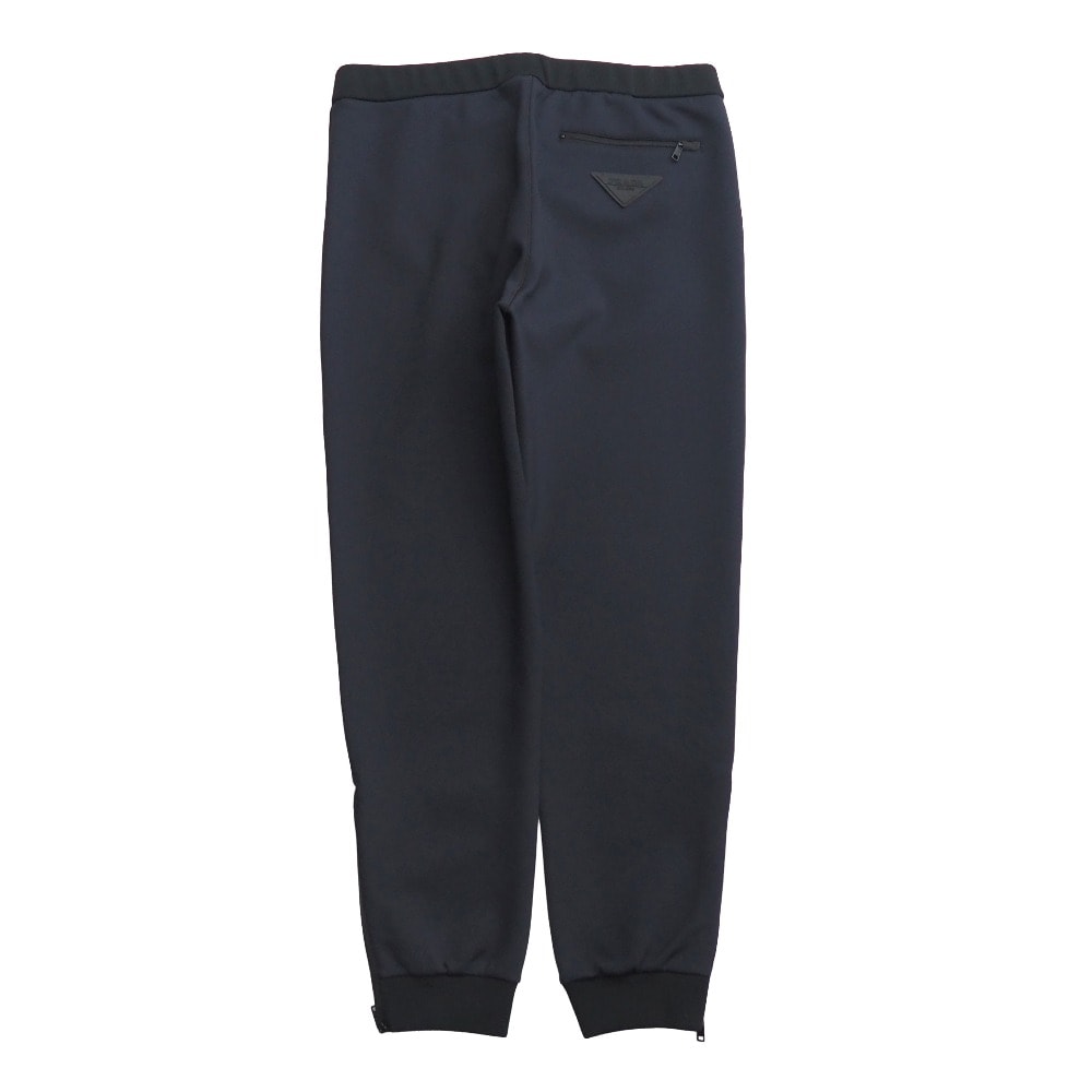 ■未使用品■PRADA プラダ FELPA TEC フェルパテック トラックパンツ サイズS トライアングルロゴ ストレッチ パイピング加工 20251127/RA6743