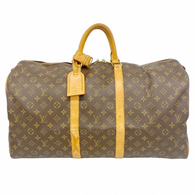 ★最終価格【6db0852-h】ルイヴィトン ボストンバッグ モノグラム キーポル55 M41424 ブラウン【中古】メンズ レディース ユニセックス