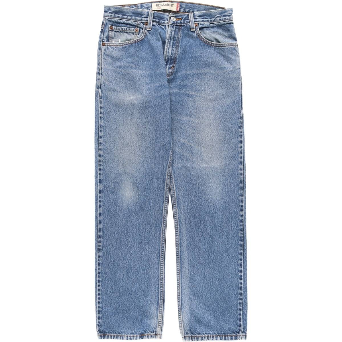 古着 リーバイス Levi's 505 REGULAR FIT テーパードデニムパンツ メンズw33相当 ヴィンテージ/eaa614471