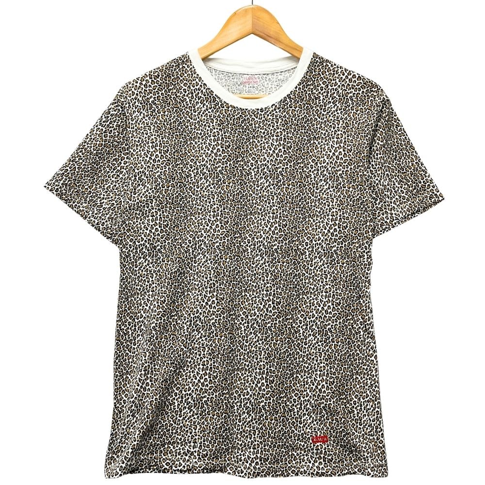 SUPREME シュプリーム × Hanes レオパード柄 半袖Tシャツ 56396