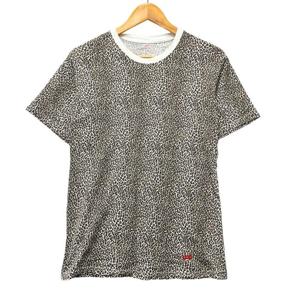 SUPREME シュプリーム × Hanes レオパード柄 半袖Tシャツ 56396